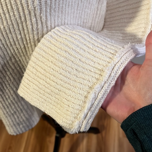 Free People On My Side Button Cowl Neck Sweater Knit - Picture 5 of 9